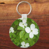 Dogwood-bloem Sleutelhanger (Voorkant)