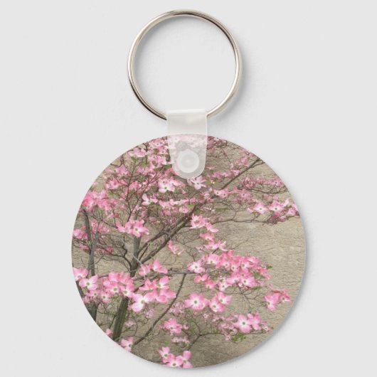 Dogwood bloem sleutelhanger (Voorkant)