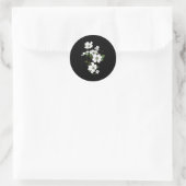 Dogwood Bloemen Lente Ronde Sticker (Tas)