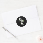 Dogwood Bloemen Lente Ronde Sticker (Envelop)