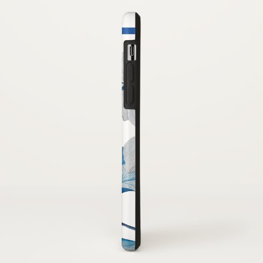 Dogwood Bloemen op een iPhone Case (Achterkant/links)