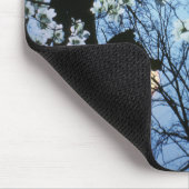 Dogwood-bloesems met zonsondergang muismat (Hoek)