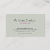 DOGWOOD BLOESEMS TAN/IVOOR VISITEKAARTJE (Voorkant)