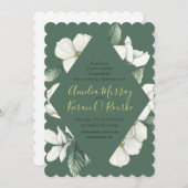 Dogwood Blooms, Huwelijksuitnodiging Kaart (Voorkant / Achterkant)