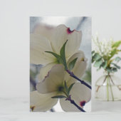 Dogwood Blossom Briefpapier (Staand voorkant)