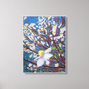 Dogwood Blossom Canvas Afdruk
