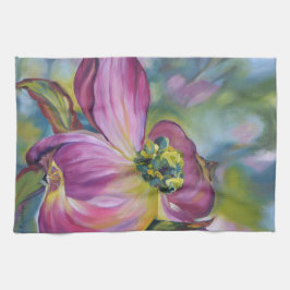 Dogwood Blossom Dish Towel Theedoek