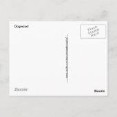 Dogwood Blossom en Blue Sky Briefkaart (Achterkant)