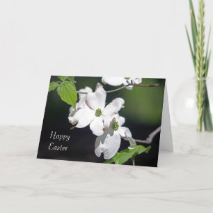 Dogwood Blossom Paskaart Feestdagen Kaart