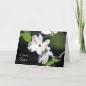 Dogwood Blossom Paskaart Feestdagen Kaart (Voorkant)