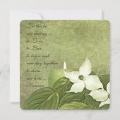 Dogwood Blossom Weddenschap Kaart (Voorkant)