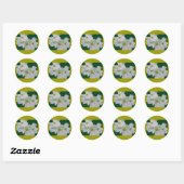 Dogwood Blossoms Gefeliciteerd Afstuderen Sticker (Vel)