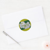 Dogwood Blossoms Gefeliciteerd Afstuderen Sticker (Envelop)