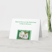 Dogwood Blossoms Welkom bij Buurt Kaart (Achterkant)