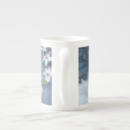 Dogwood bone china porselein kop (Achterkant)