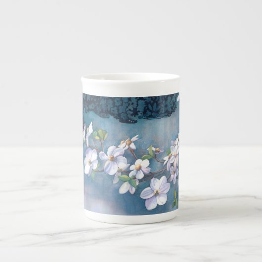 Dogwood bone china porselein kop (Voorkant)