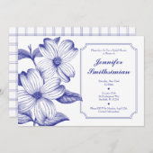 Dogwood Bridal Shower Invitation Kaart (Voorkant / Achterkant)