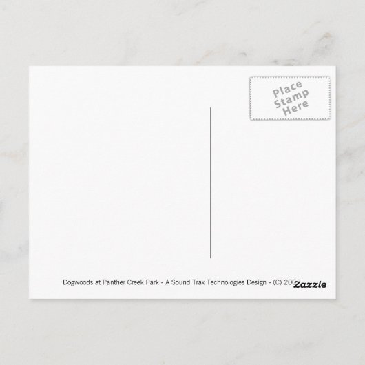 Dogwood Briefkaart (Achterkant)