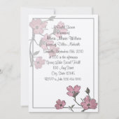 Dogwood Bruids Douche Uitnodiging (Voorkant)