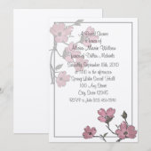 Dogwood Bruids Douche Uitnodiging (Voorkant / Achterkant)