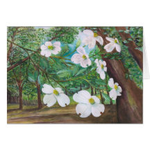 Dogwood Canopy Waterverf en Acrylverf