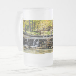 Dogwood Creek Autumn Frosted Glass Beer Mok