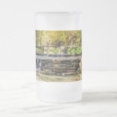 Dogwood Creek Autumn Frosted Glass Beer Mok (Center)