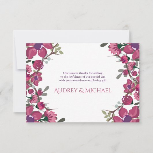 Dogwood Dank je wel Kaart (Voorkant)