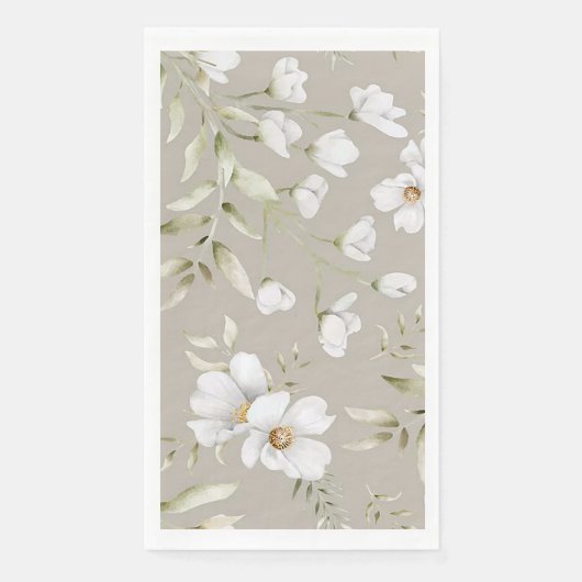 Dogwood Delight Guest Paper Handdoek Servet (Voorkant)
