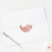 Dogwood Design Ronde Sticker (Envelop)
