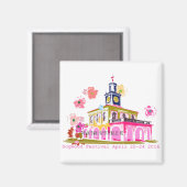 Dogwood Festival 2016 centrum Fayetteville NC Magneet (Voorkant / Achterkant)