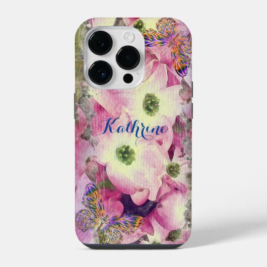 Dogwood Floral Artful iPhone Hoesje (Achterkant)