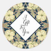 Dogwood Floral Sticker (Voorkant)