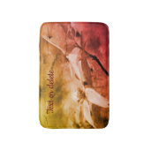 Dogwood Flower Black and White  Badmat (Voorkant Verticaal)