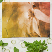 Dogwood Flower Black and White  Theedoek (Gevouwen)