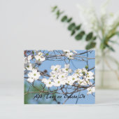 Dogwood Flower briefkaart (Staand voorkant)
