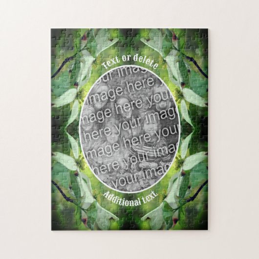 Dogwood Flower Gepersonaliseerde Creëer Uw eigen f Legpuzzel (Verticaal)