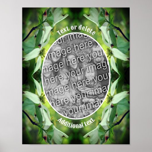 Dogwood Flower Gepersonaliseerde Creëer Uw eigen f Poster (Voorkant)