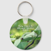 Dogwood Flower Goodness Inspirerend Quote Sleutelhanger (Voorkant)