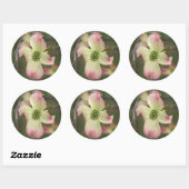 Dogwood Flower Ronde Sticker (Vel)