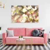 Dogwood Flowers Canvas Afdruk (Insitu (Woonkamer))