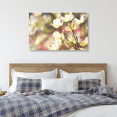 Dogwood Flowers Canvas Afdruk (Insitu (Slaapkamer))