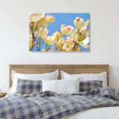 Dogwood Flowers Canvas Afdruk (Insitu (Slaapkamer))