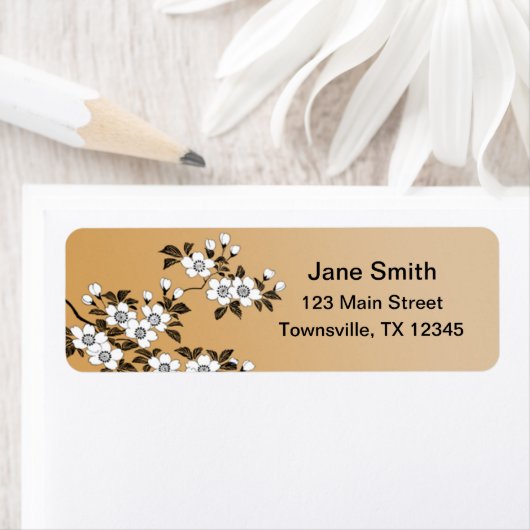 Dogwood Flowers Etiket (Insitu)