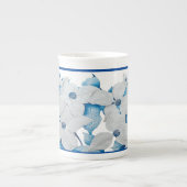 Dogwood Flowers op een Bone China Mok (Voorkant)
