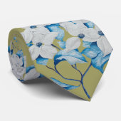 Dogwood Flowers op een Stropdas (Opgerold)