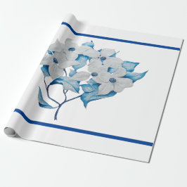 Dogwood Flowers op inpakpapier
