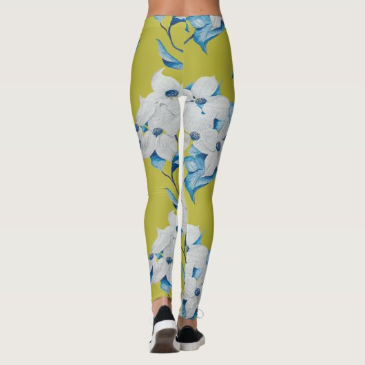 Dogwood Flowers op Leggings (Achterkant)