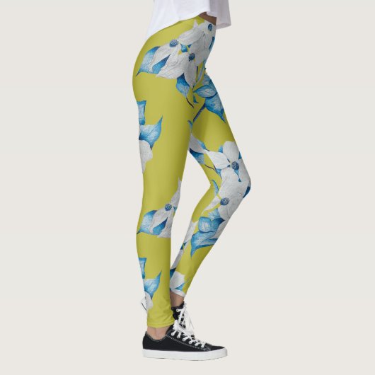 Dogwood Flowers op Leggings (Rechts)