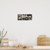 Dogwood Flowers Partial Color Poster (Keuken)